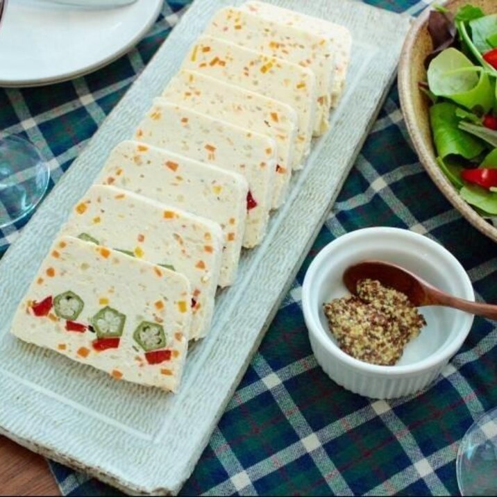 パウンド型で作る 鶏むね肉のテリーヌ